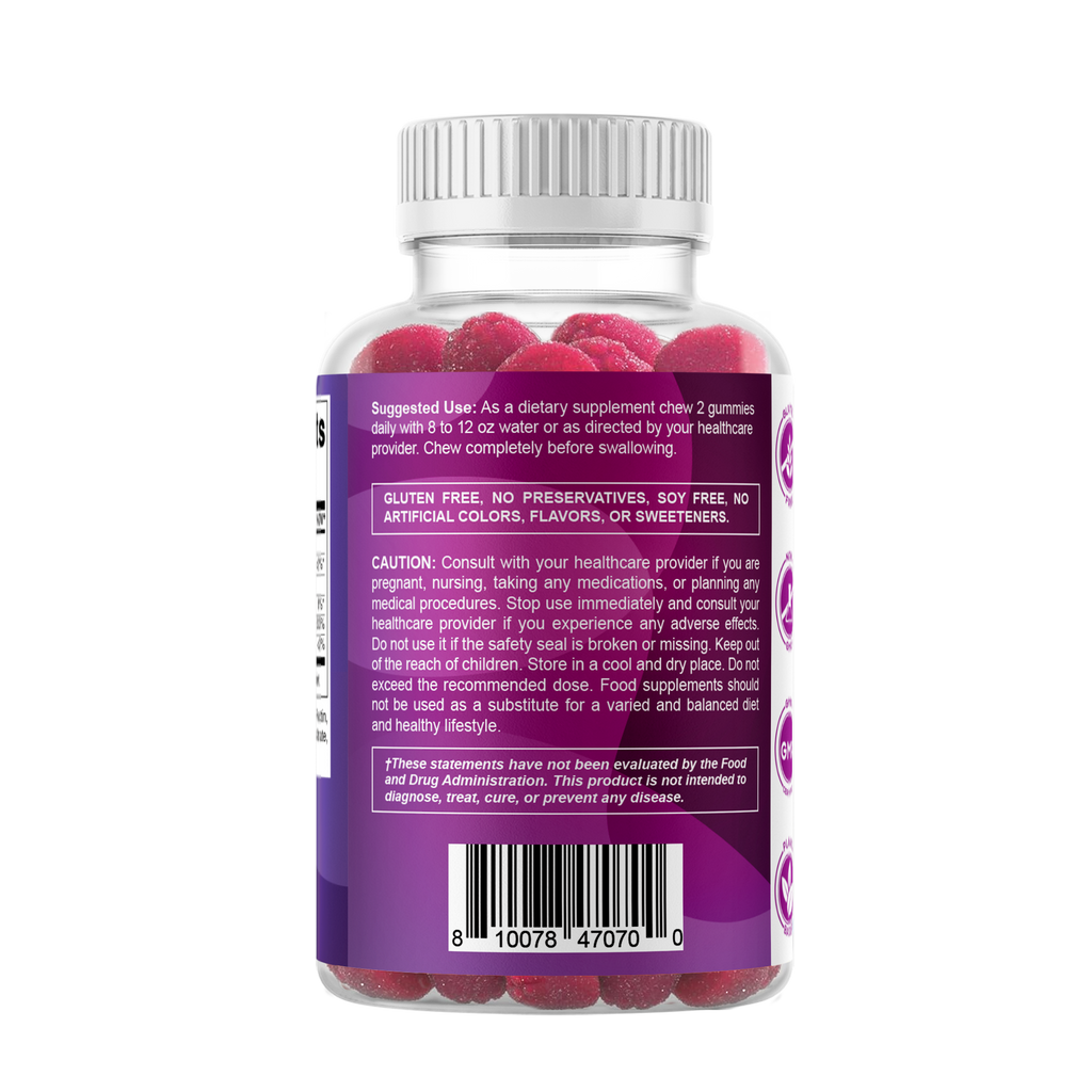 Vitamatic Biotina 10.000 mcg | Cabello, piel y uñas | 60 cápsulas