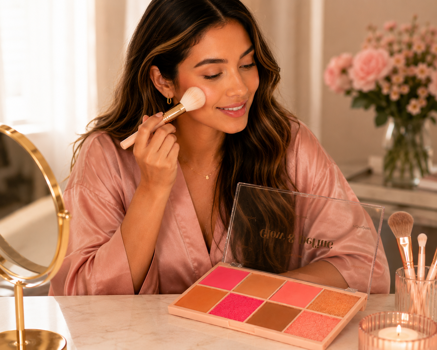 Beauty Treats Glow & Define - Paleta Bronzer, Blush & Highlighter