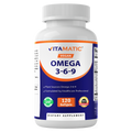 Vitamatic Vegano Omega 3-6-9 | 1250 mg | 120 cápsulas blandas veganas