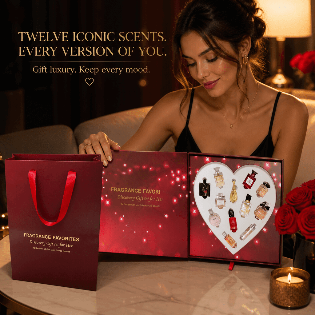 Set mini de perfumes Favoritos – Colección de 12 piezas