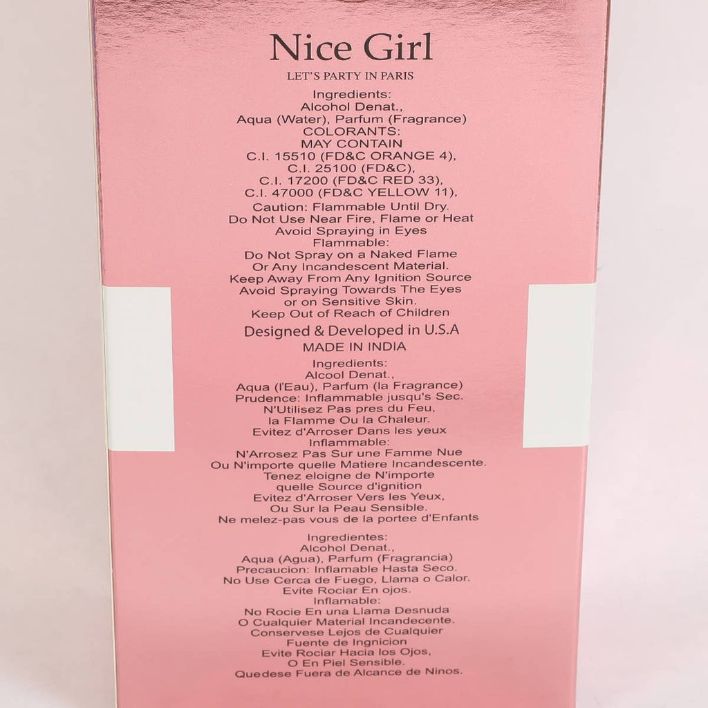 Nice Girl Let's Party in Paris Spray EDP para mujer 100 ml