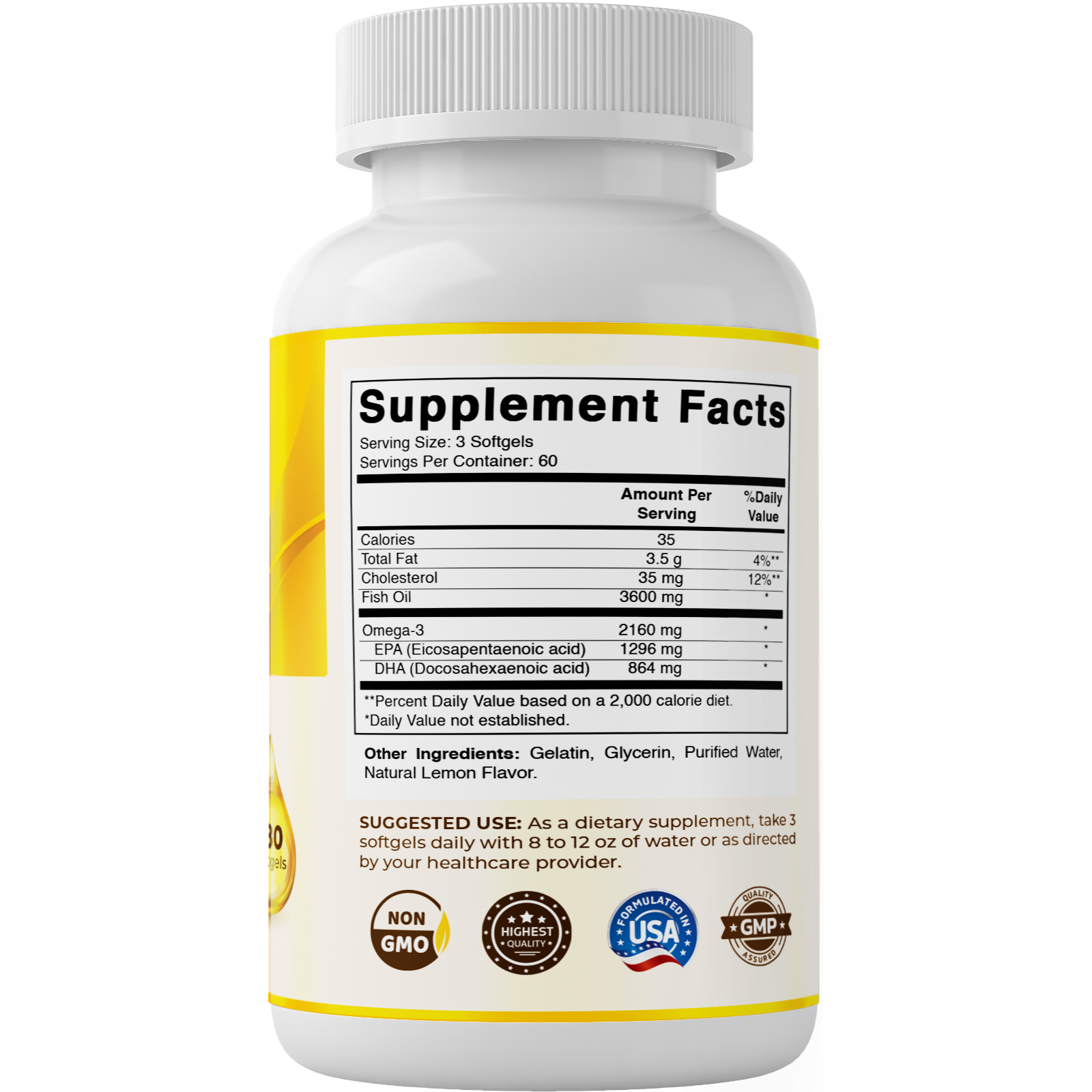 Vitamatic Omega-3 Triple Potencia | 2160 mg | 180 cápsulas blandas