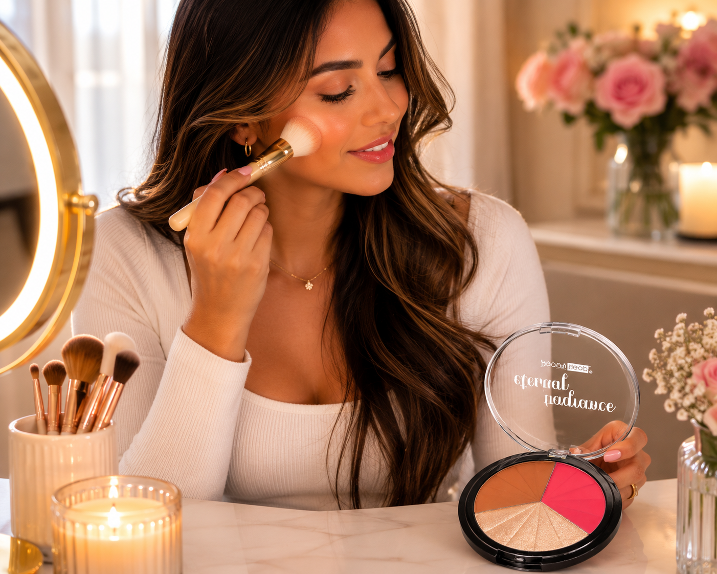 Beauty Treats Eternal Radiance - Paleta Bronzer, Blush & Highlighter