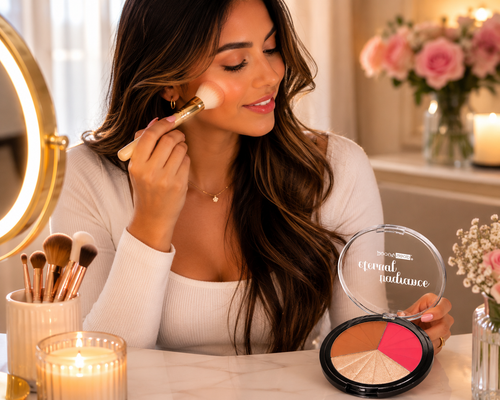 Beauty Treats Eternal Radiance - Paleta Bronzer, Blush & Highlighter