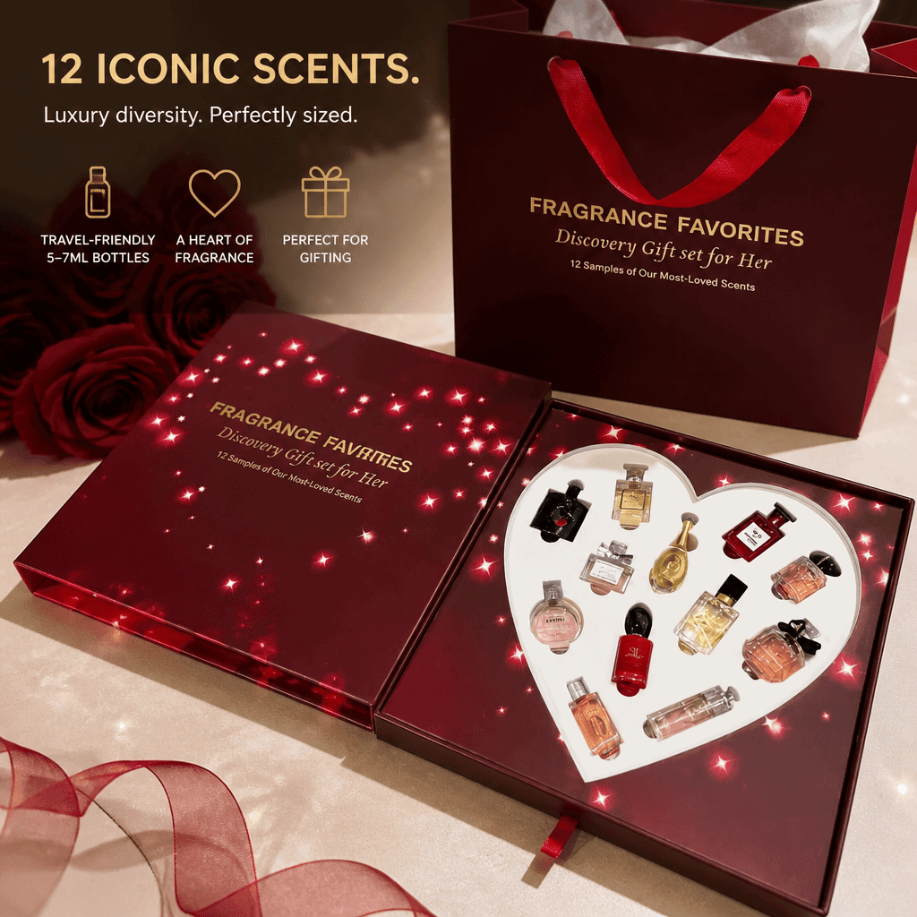 Set mini de perfumes Favoritos – Colección de 12 piezas