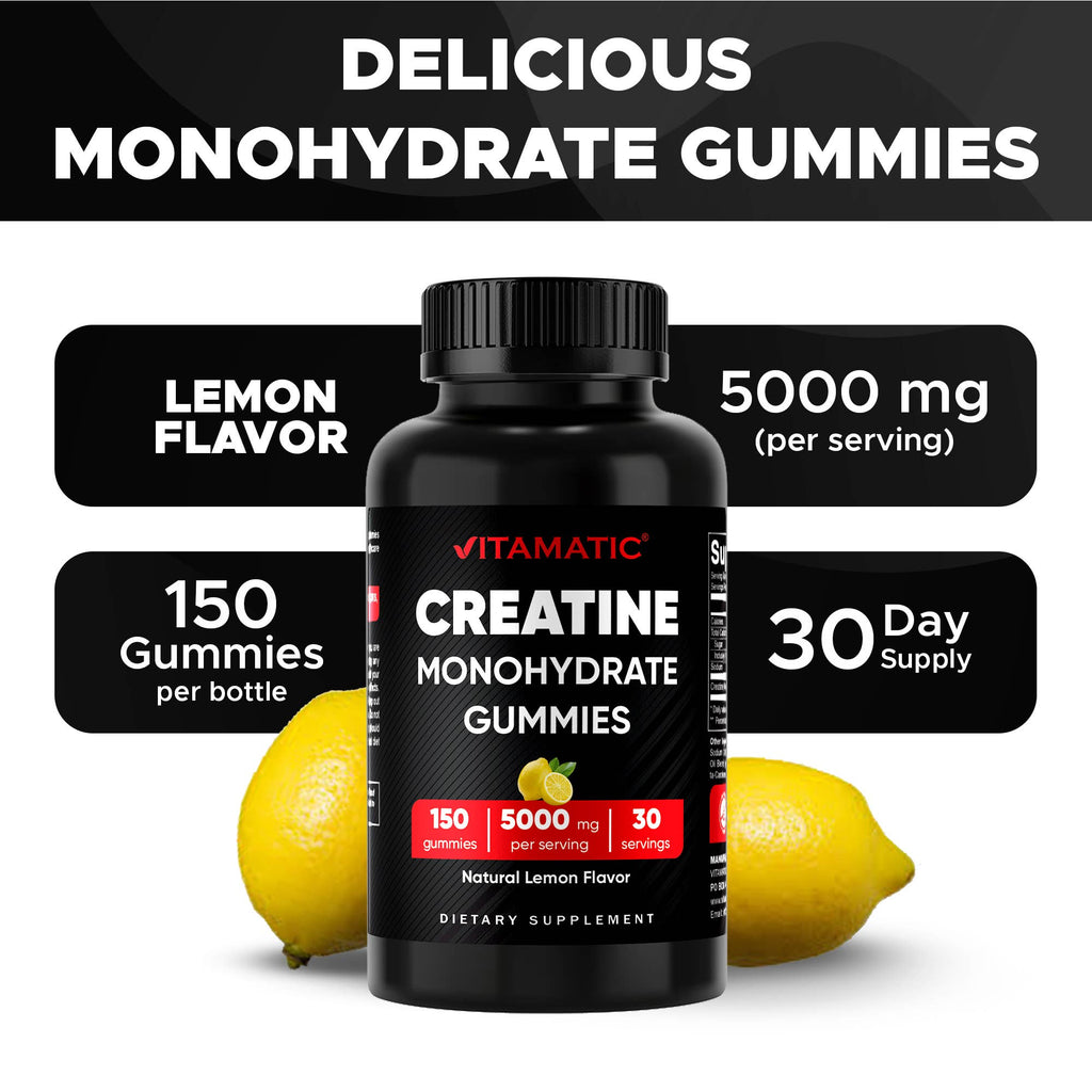 Vitamatic Creatina 5000 mg | Músculo y Energía | 150 unidades