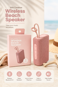 Wireless Beach Speaker Rosa – Con Mosquetón, Bluetooth 5.0, Resistente al Agua