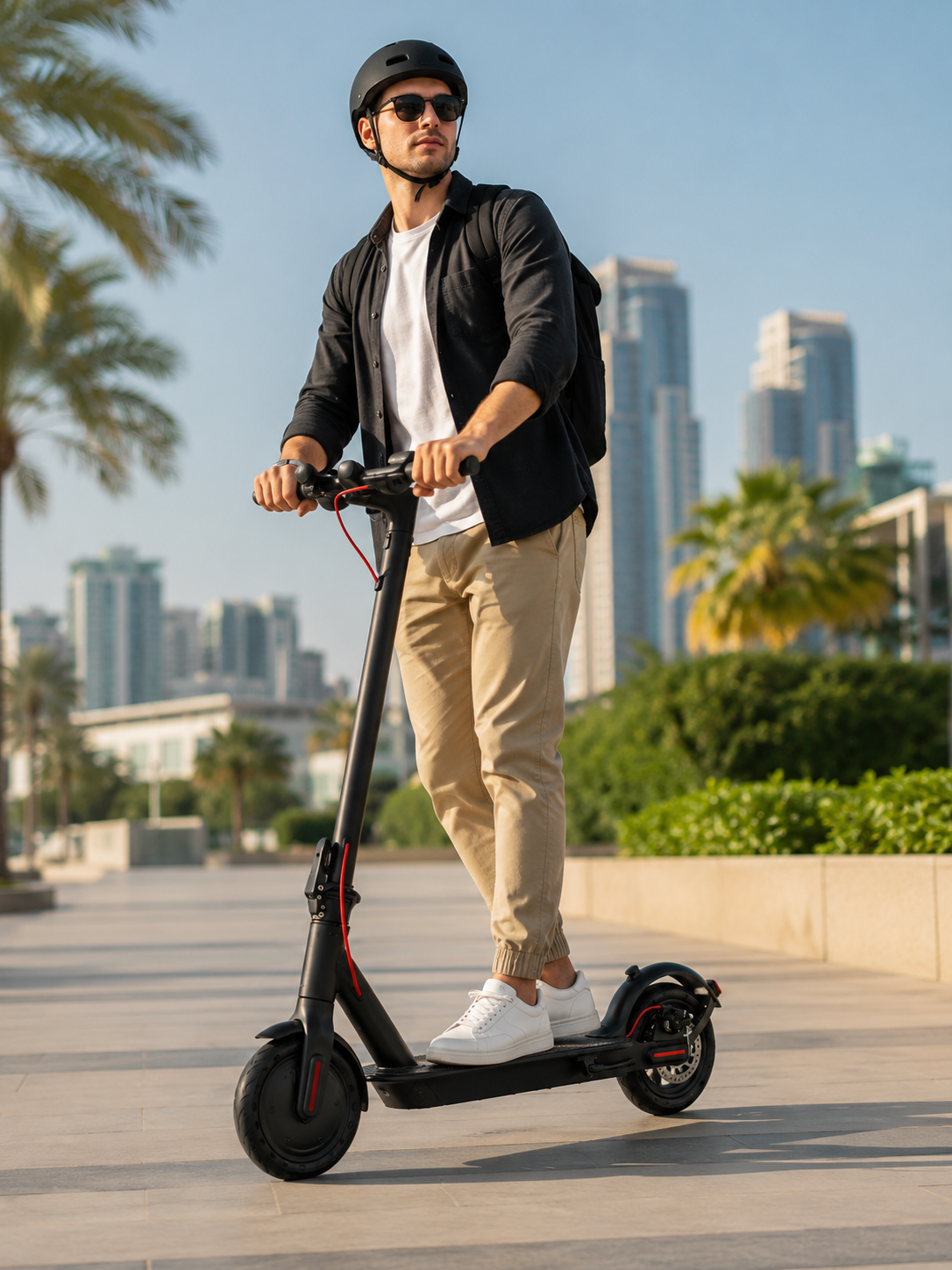 Scooter Eléctrico 350W – Smart LED, App Control, 17 mph