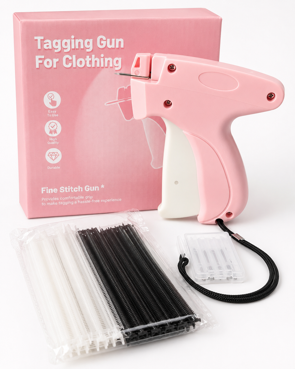 Tagging Gun para Ropa – Fine Stitch Gun con Pines