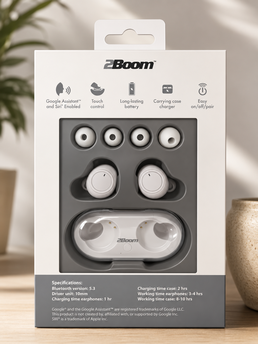 2Boom Vibrant Air True Wireless Earphones