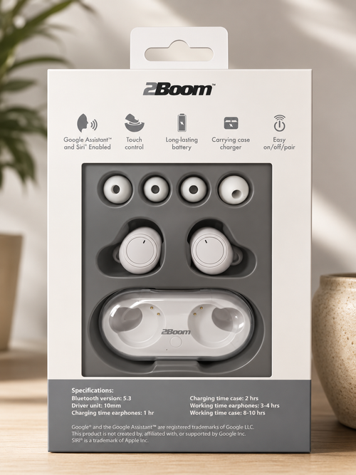 2Boom Vibrant Air True Wireless Earphones