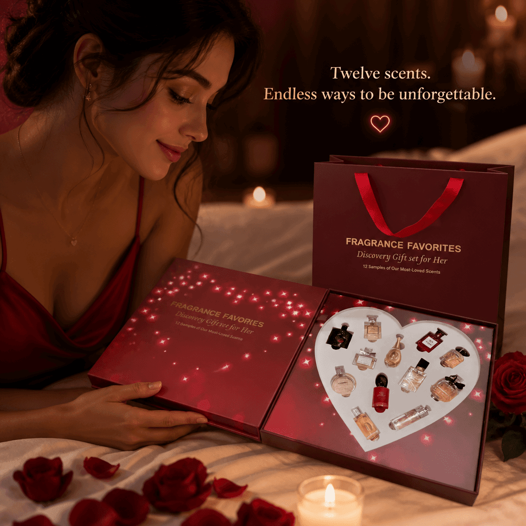 Set mini de perfumes Favoritos – Colección de 12 piezas