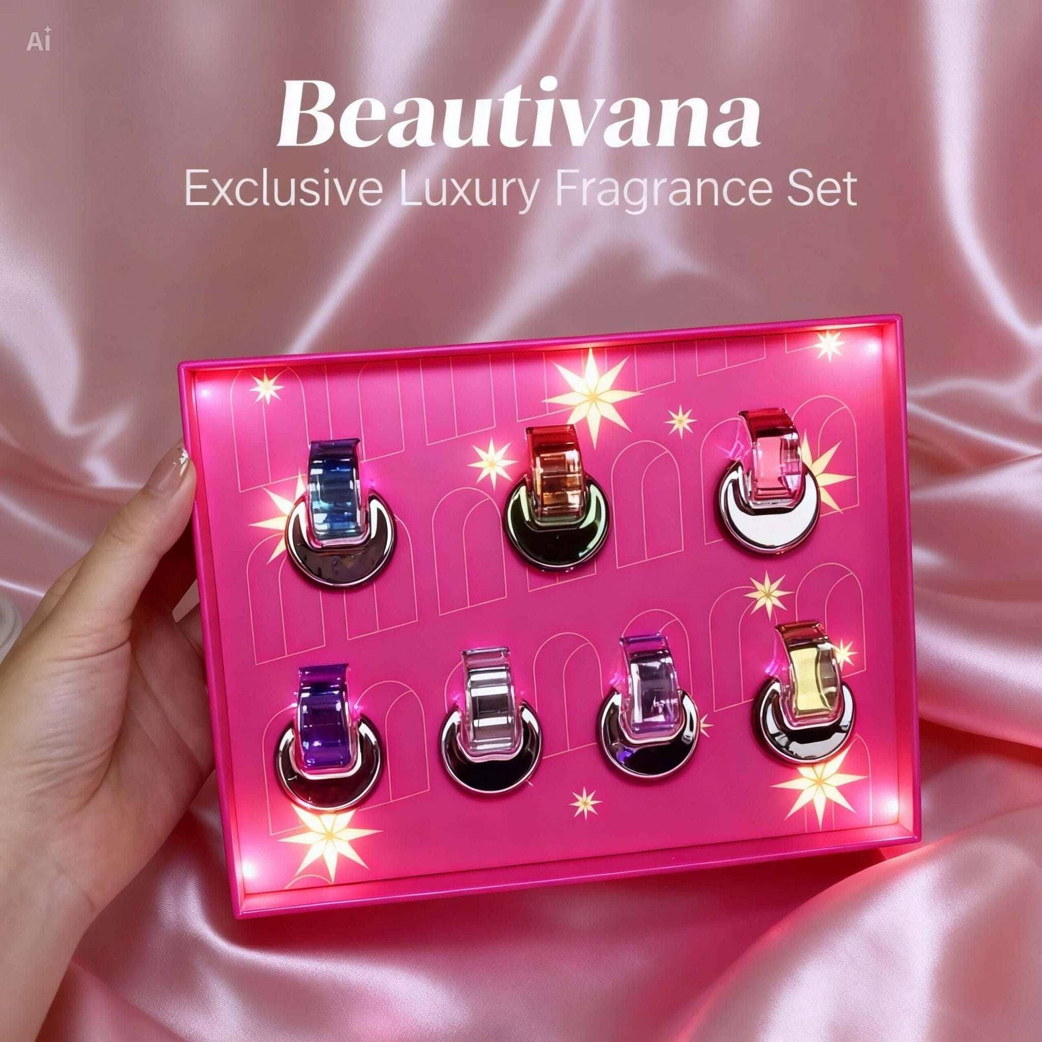 Set de regalo de perfumes cápsula de lujo – colección de 8 mini fragancias