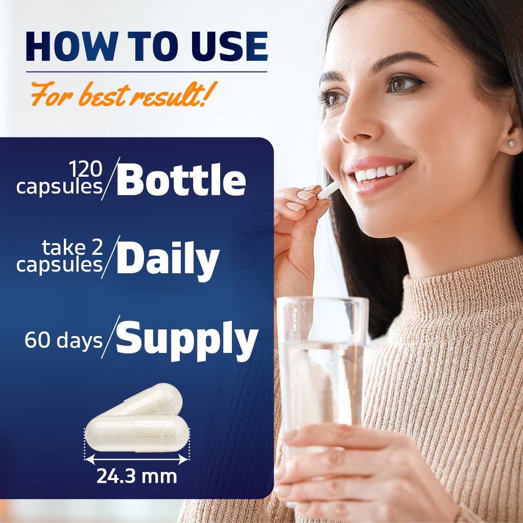 Vitamatic Complejo de Magnesio | Apoyo muscular y del sueño | 120 unidades
