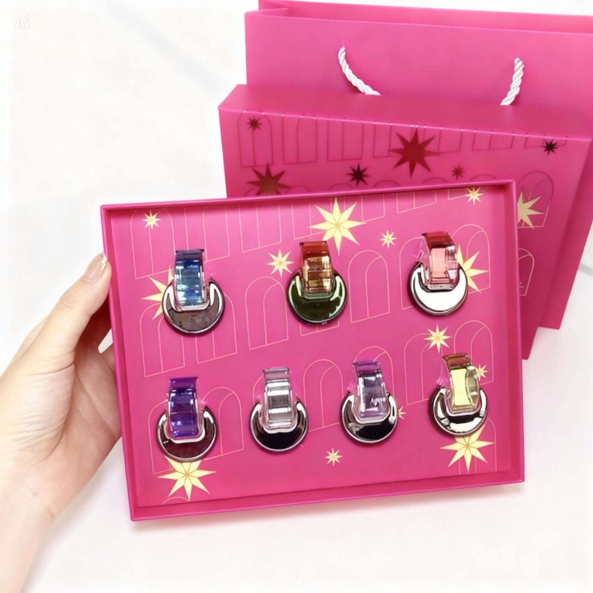 Set de regalo de perfumes cápsula de lujo – colección de 8 mini fragancias