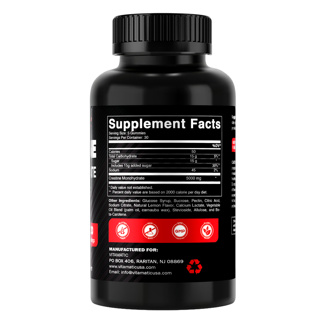 Vitamatic Creatina 5000 mg | Músculo y Energía | 150 unidades