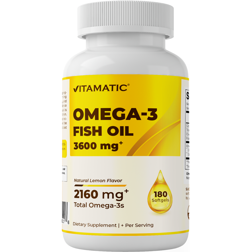 Vitamatic Omega-3 Triple Potencia | 2160 mg | 180 cápsulas blandas