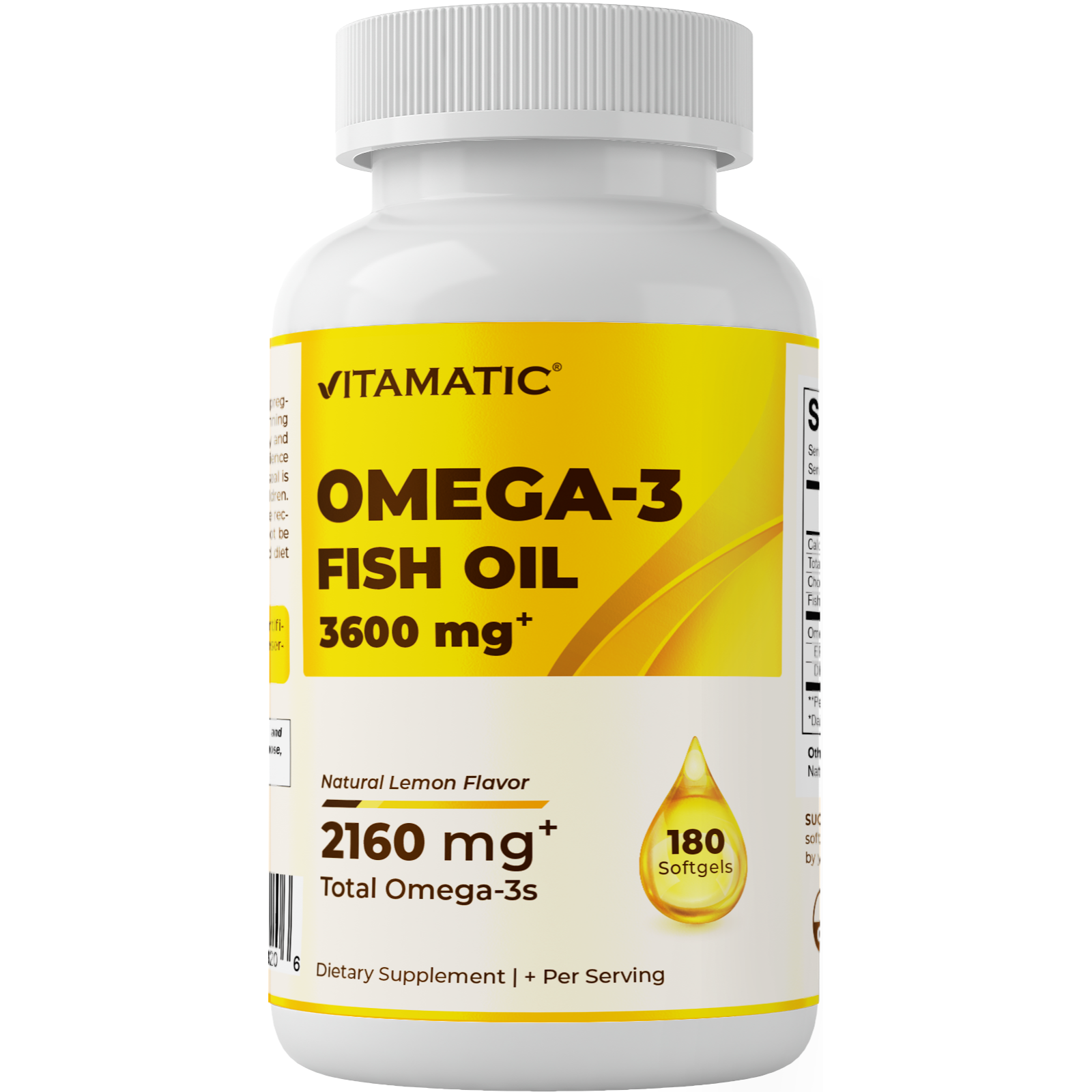Vitamatic Omega-3 Triple Potencia | 2160 mg | 180 cápsulas blandas