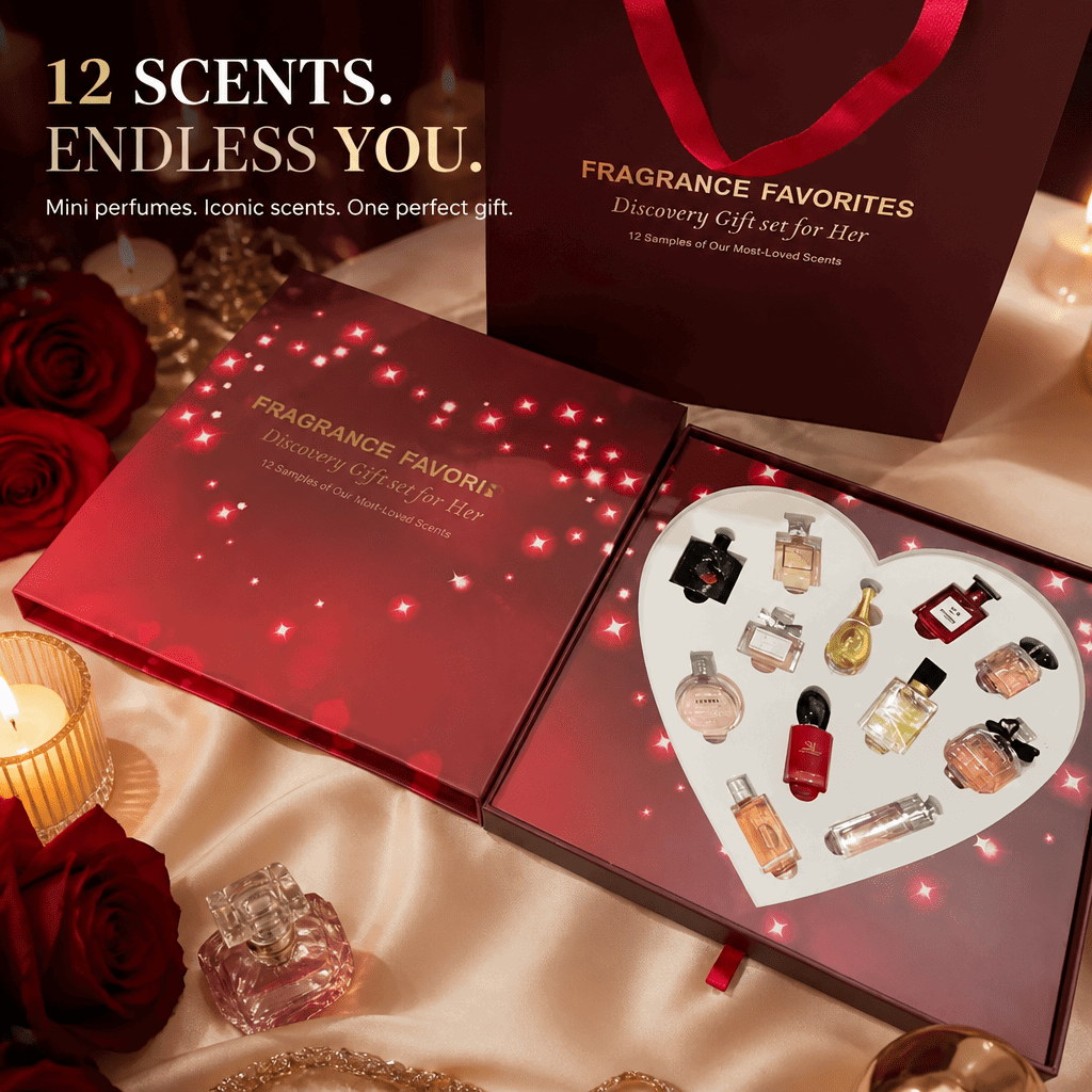 Set mini de perfumes Favoritos – Colección de 12 piezas